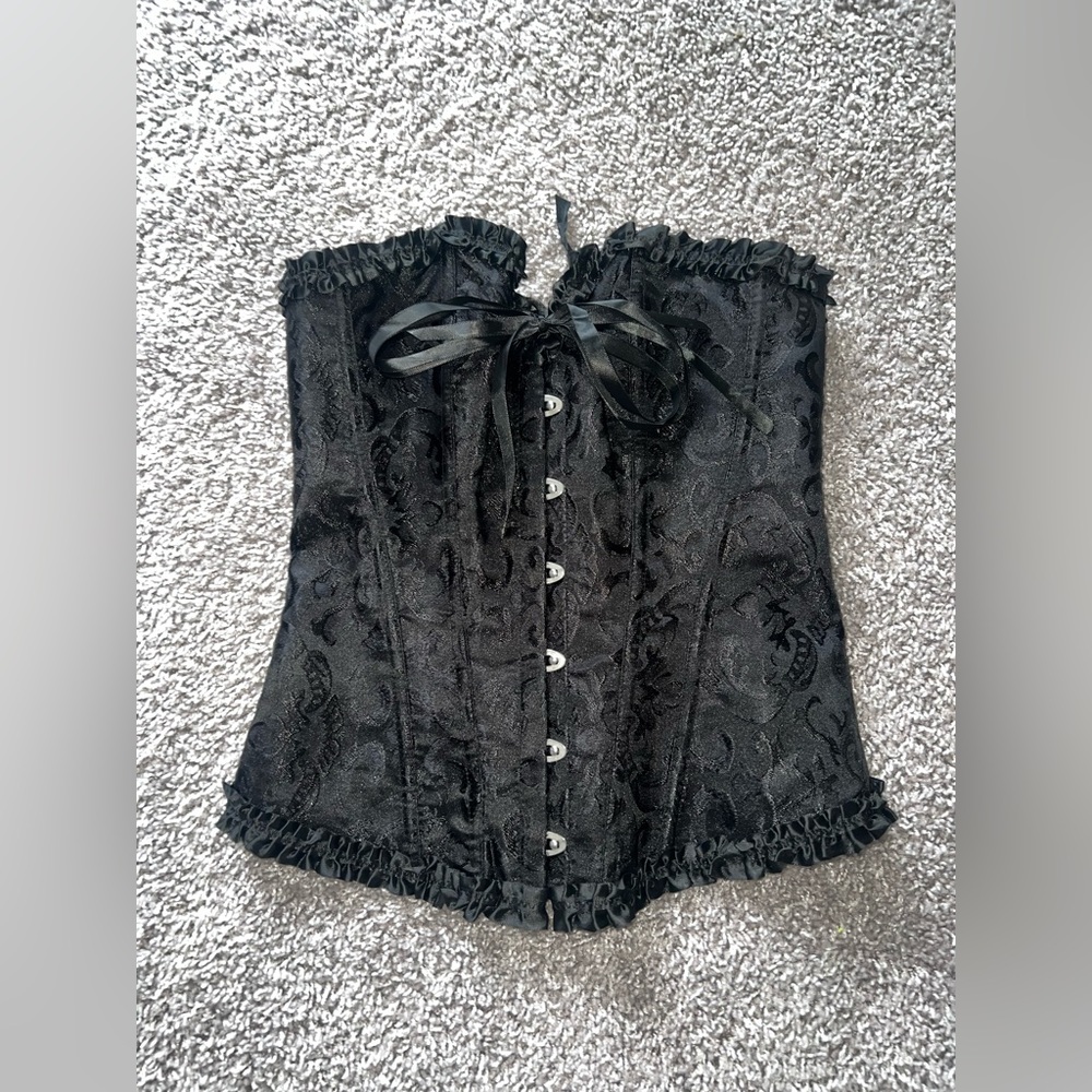 Black corset top